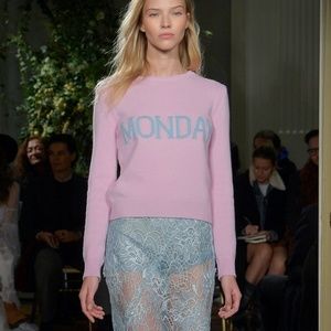 ALBERTA FERRETTI'S $495 "Rainbow Week" Day of week Lavender Purple Monday